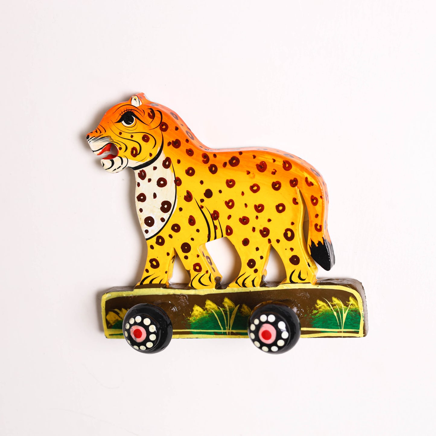 Tiger - Banaras Handpainted Wooden Home Decor Item 17