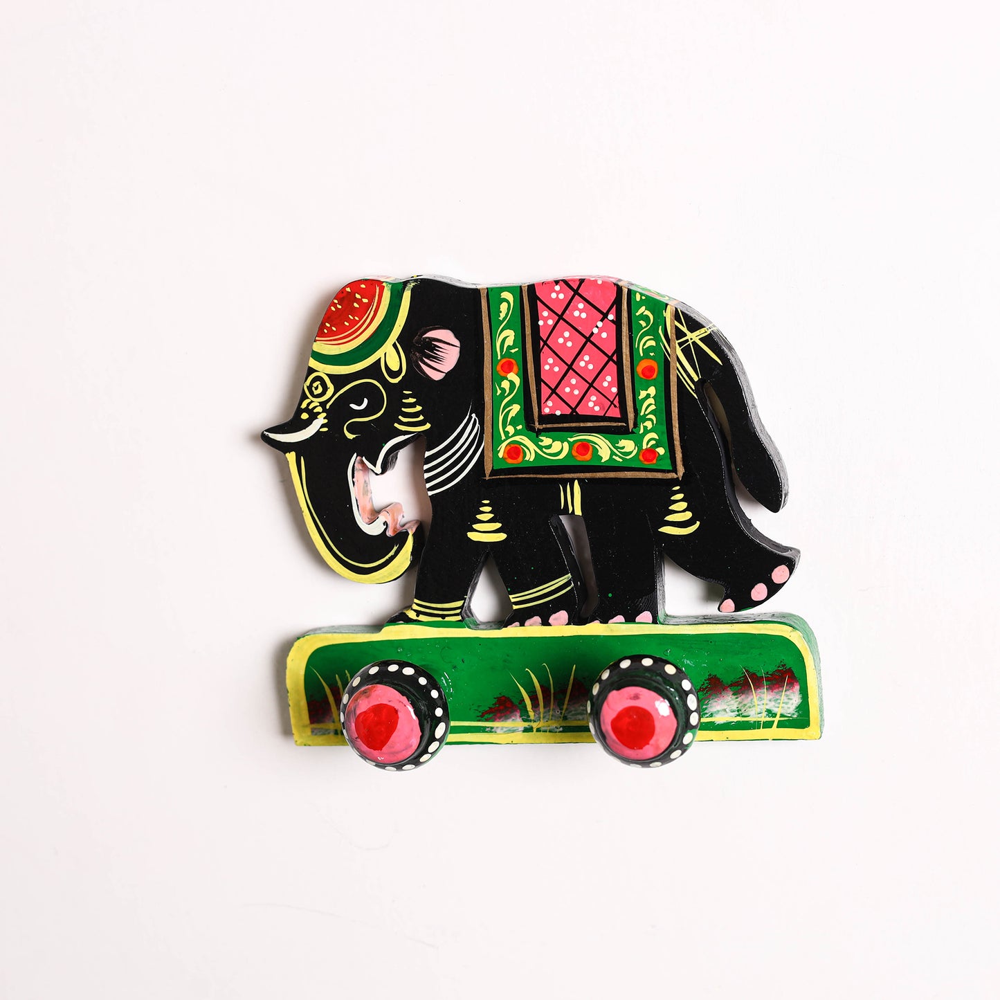 Elephant - Banaras Handpainted Wooden Home Decor Item 18