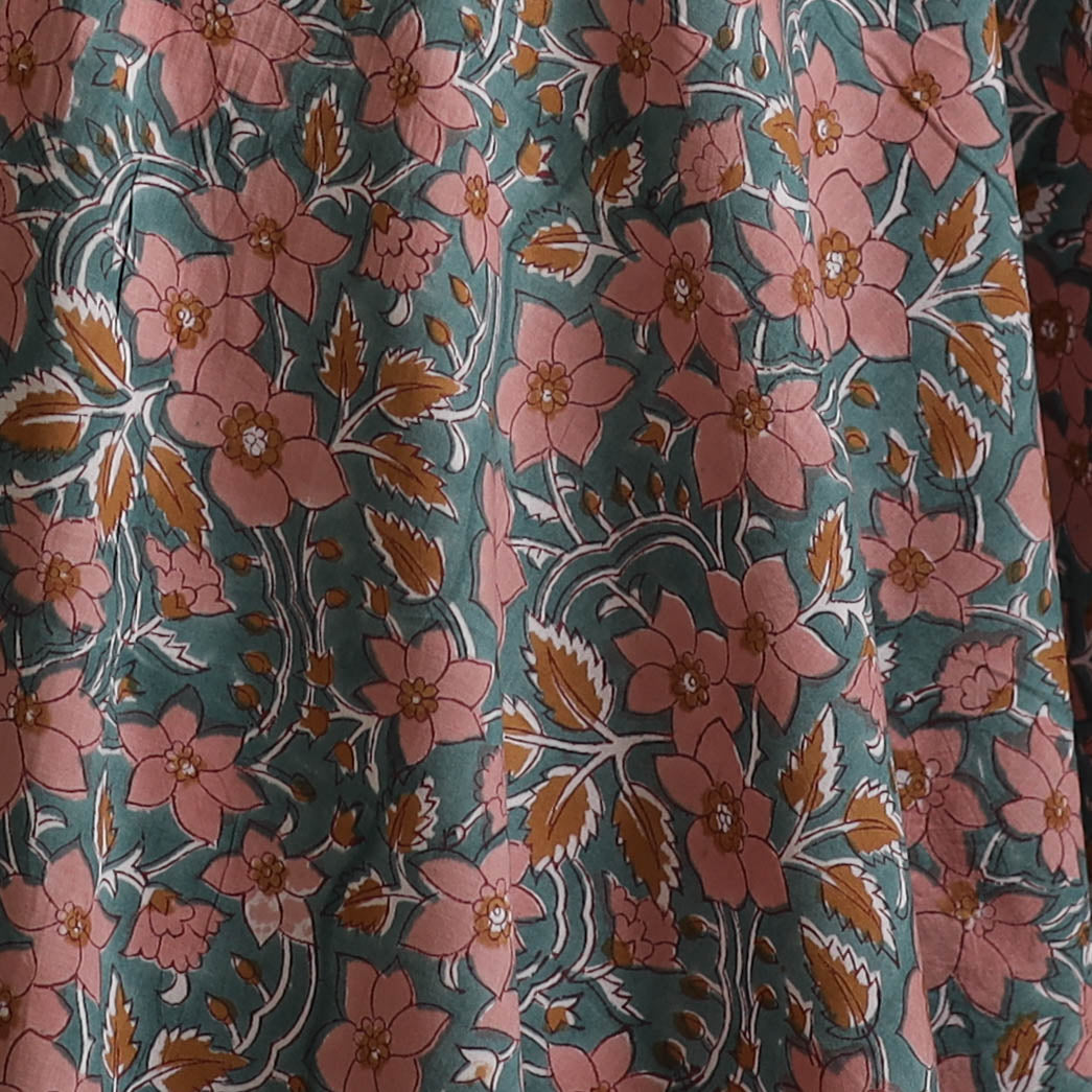 Sanganeri Hand Block Print Cotton Fabric 24