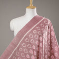 Pink - Maniabandha Ikat Weave Handloom Cotton Fabric