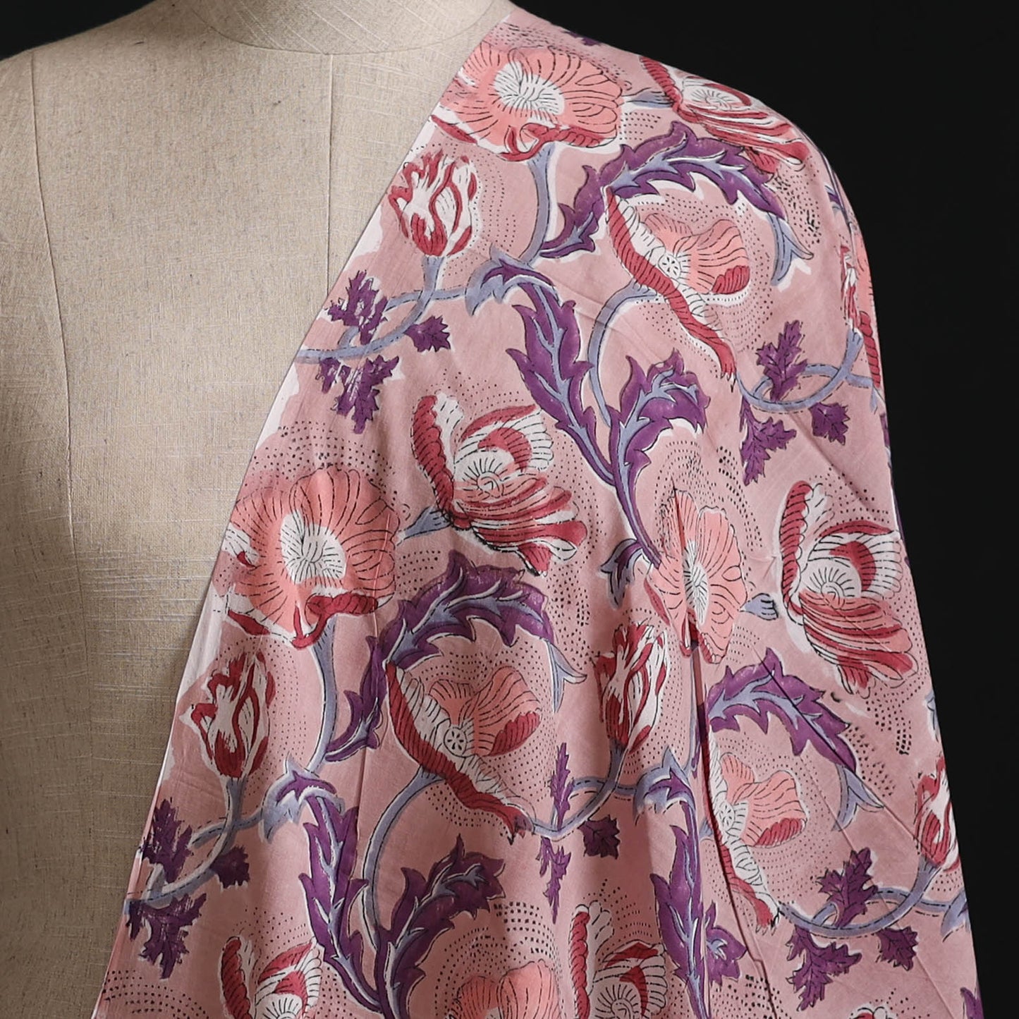 Sanganeri Hand Block Print Cotton Fabric 26