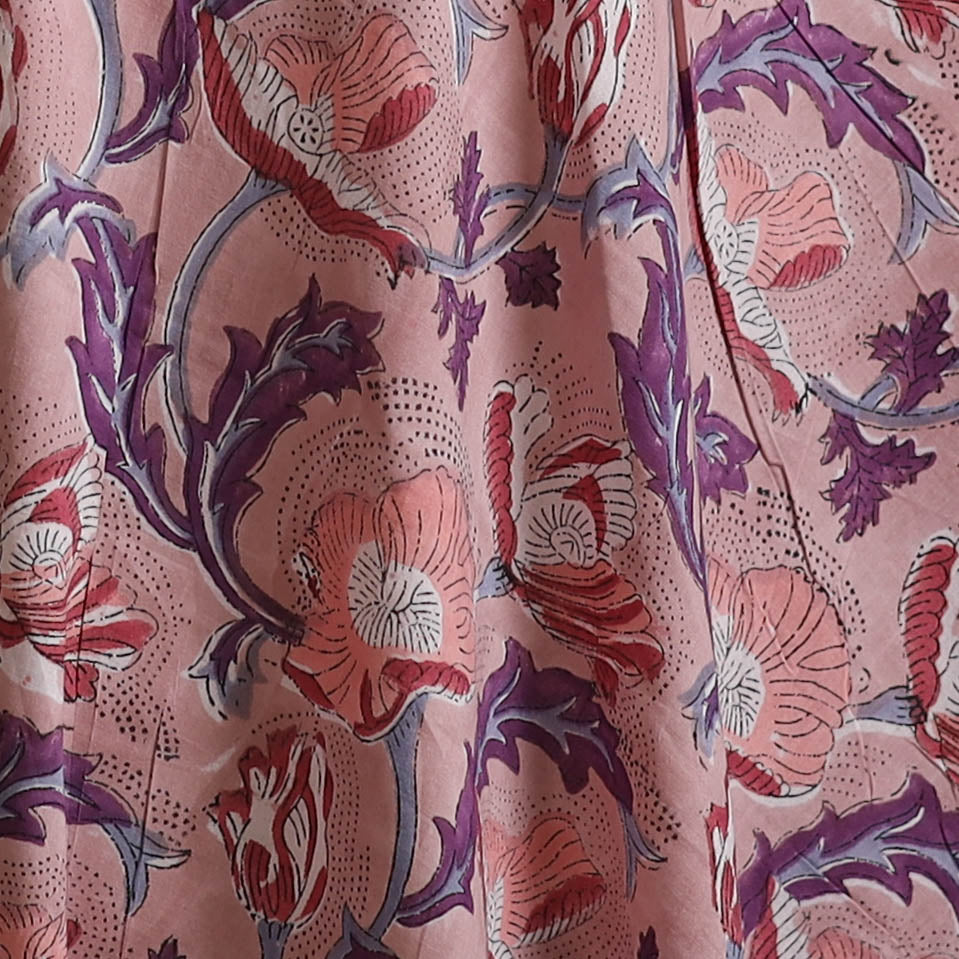 Sanganeri Hand Block Print Cotton Fabric 26