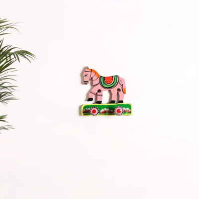 Horse - Banaras Handpainted Wooden Home Decor Item 21