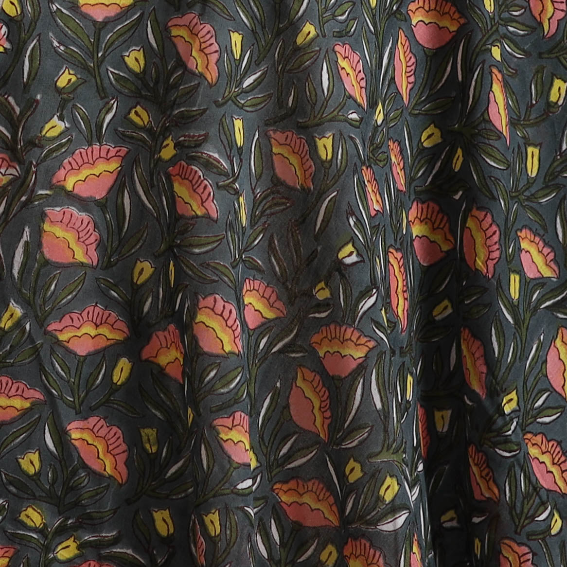 Sanganeri Hand Block Print Cotton Fabric 28