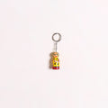 Banaras Handpainted Wooden Doll Keychain 06