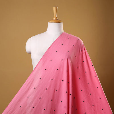 Thread buti cotton plain fabric 07 - handcrafted