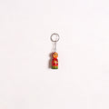 Banaras Handpainted Wooden Doll Keychain 08