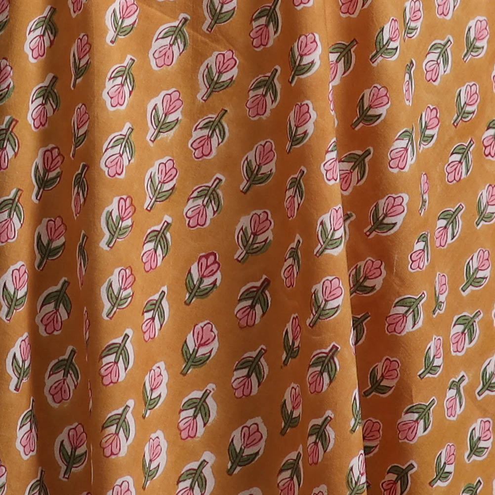 Sanganeri Hand Block Print Cotton Fabric 30