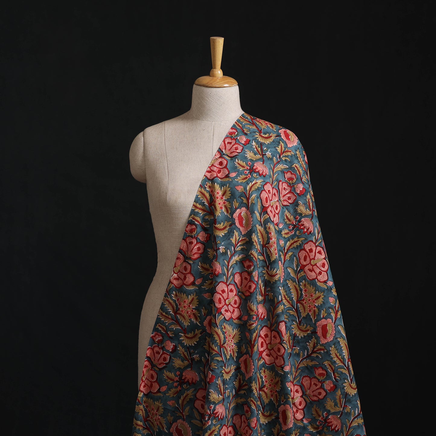 Sanganeri Hand Block Print Cotton Fabric 33