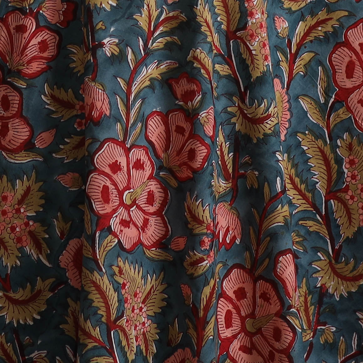 Sanganeri Hand Block Print Cotton Fabric 33