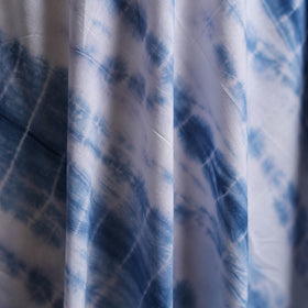 Blue - Shibori Tie-Dye Pure Mul Cotton Fabric 07