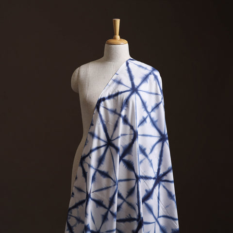Shibori Tie-Dye Pure Mul Cotton Fabric 09