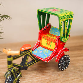 Rickshaw - Banaras Handpainted Wooden Toy for Kids & Home Decor 27
