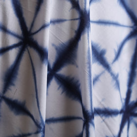 Blue - Shibori Tie-Dye Pure Mul Cotton Fabric 09