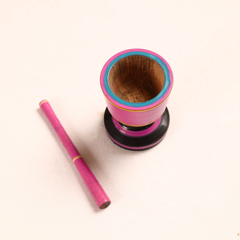  Wooden Mortar And Pestle
