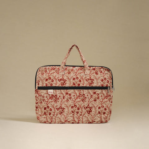 Handcrafted Quilted Laptop Bag 03