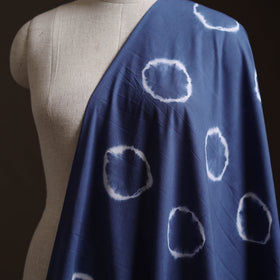 Blue - Shibori Tie-Dye Pure Mul Cotton Fabric 11
