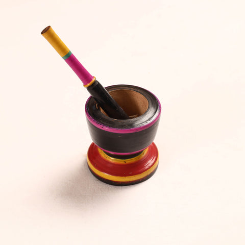  Wooden Mortar And Pestle
