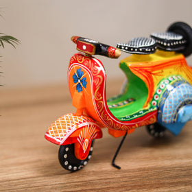 Scooter - Banaras Handpainted Wooden Toy for Kids & Home Decor 28