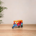 Auto Rickshaw - Banaras Handpainted Wooden Toy for Kids & Home Decor 36
