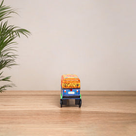 Auto Rickshaw - Banaras Handpainted Wooden Toy for Kids & Home Decor 36
