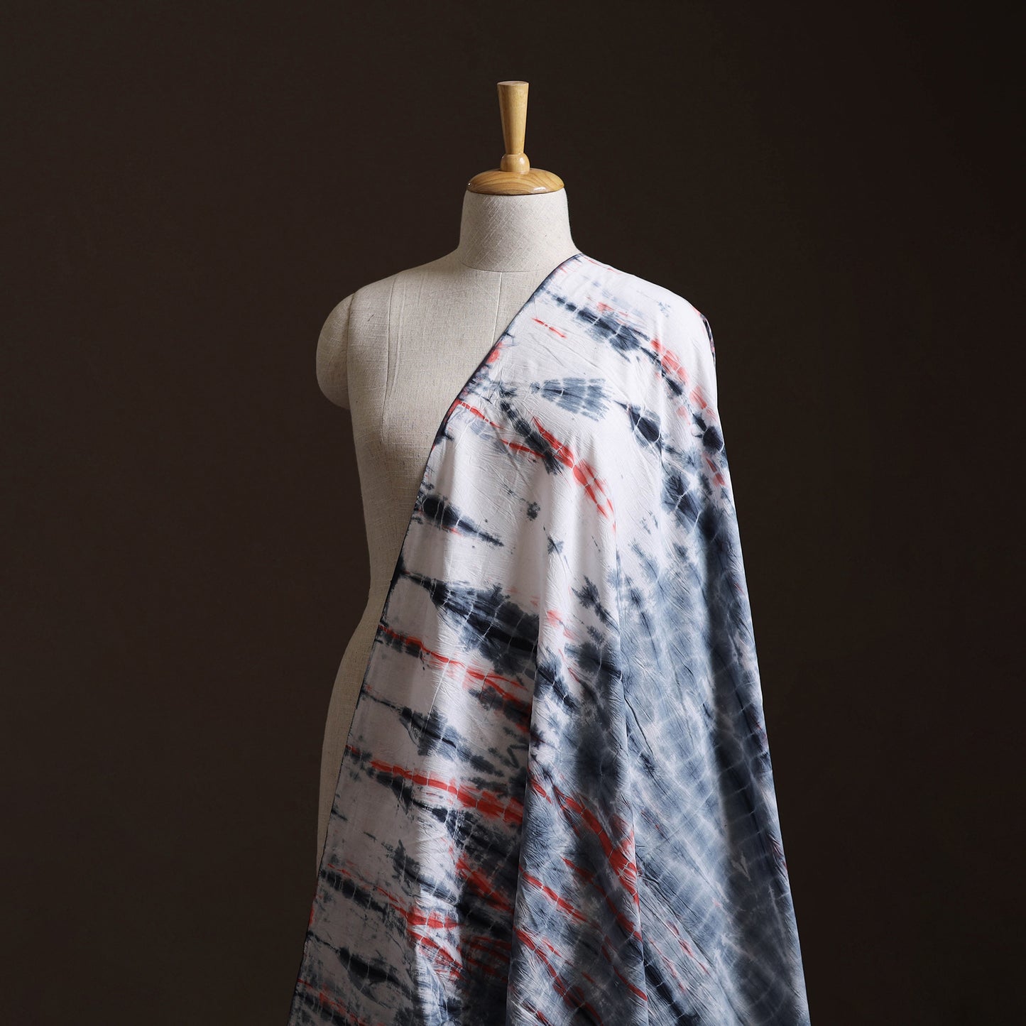 Multicolor - Shibori Tie-Dye Pure Mul Cotton Fabric 14