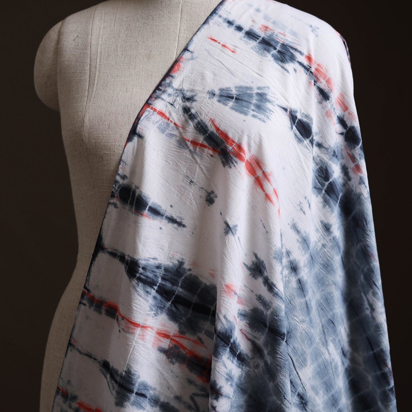 Multicolor - Shibori Tie-Dye Pure Mul Cotton Fabric 14