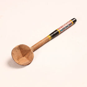 Buy Handmade Lacquered Wooden Ladle Spoon - Small 