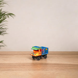 Multicolor - Truck Banaras Handpainted Wooden Toy for Kids & Home Decor 29