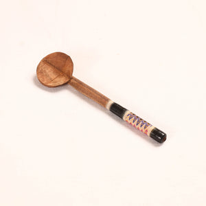 lacquered wooden spoon 