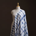 Blue - Shibori Tie-Dye Pure Mul Cotton Fabric 18