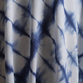 Blue - Shibori Tie-Dye Pure Mul Cotton Fabric 18