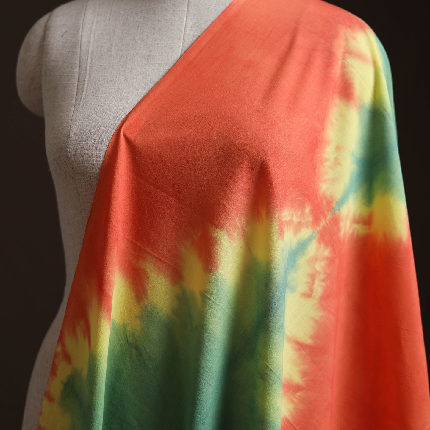 Multicolor - Shibori Tie-Dye Pure Mul Cotton Fabric 22