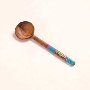 lacquered wooden spoon 