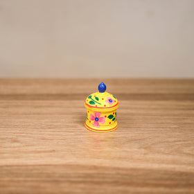 Banaras Handpainted Wooden Kumkum Box (2 inch) 12