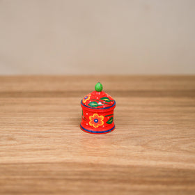 Banaras Handpainted Wooden Kumkum Box (2 inch) 13