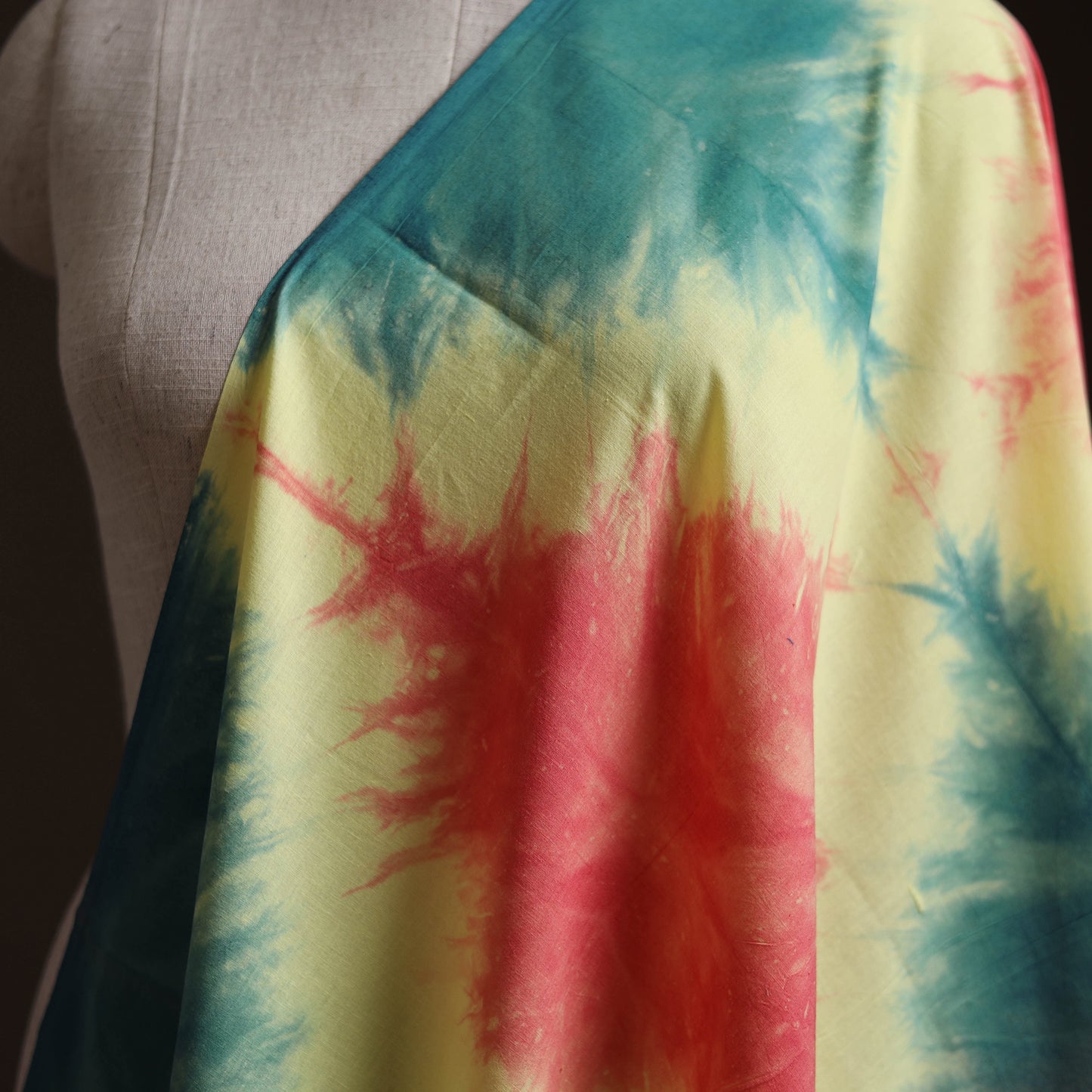 Multicolor - Shibori Tie-Dye Pure Mul Cotton Fabric 24