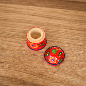 Banaras Handpainted Wooden Kumkum Box (2 inch) 13