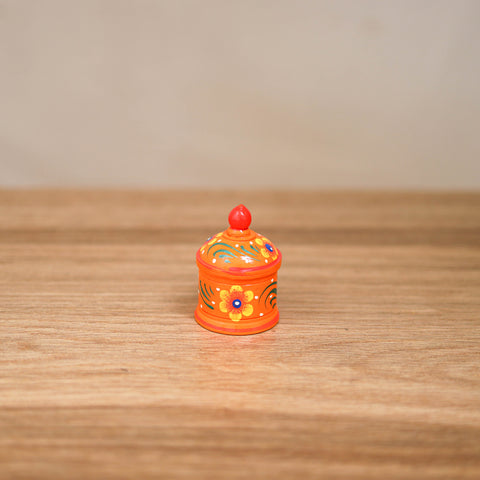 Banaras Handpainted Wooden Kumkum Box (2 inch) 14