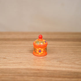 Banaras Handpainted Wooden Kumkum Box (2 inch) 14