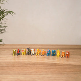 Tiny Animals - Banaras Handpainted Wooden Toys for Home Decor (Set of 12) 15