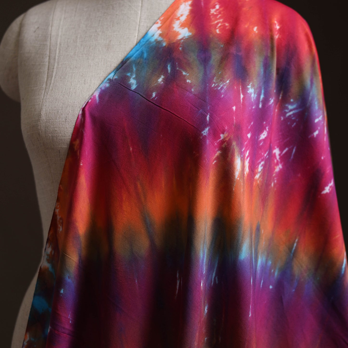 Multicolor - Shibori Tie-Dye Pure Mul Cotton Fabric 25