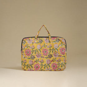 Handcrafted Quilted Laptop Bag 19