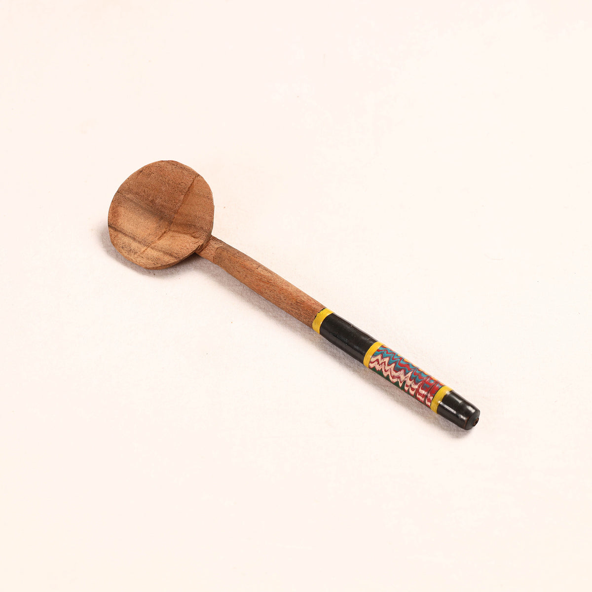 lacquered wooden spoon 