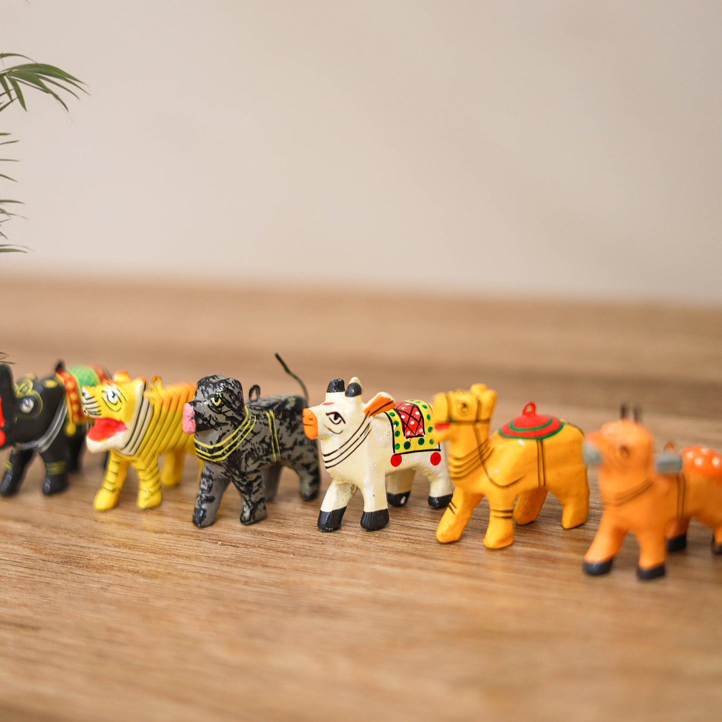 Tiny Animals - Banaras Handpainted Wooden Toys for Home Decor (Set of 12) 15