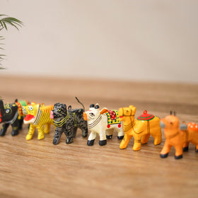 Tiny Animals - Banaras Handpainted Wooden Toys for Home Decor (Set of 12) 15
