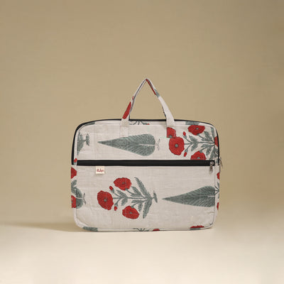 Handcrafted Quilted Laptop Bag 22