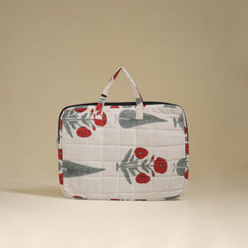 Handcrafted Quilted Laptop Bag 22