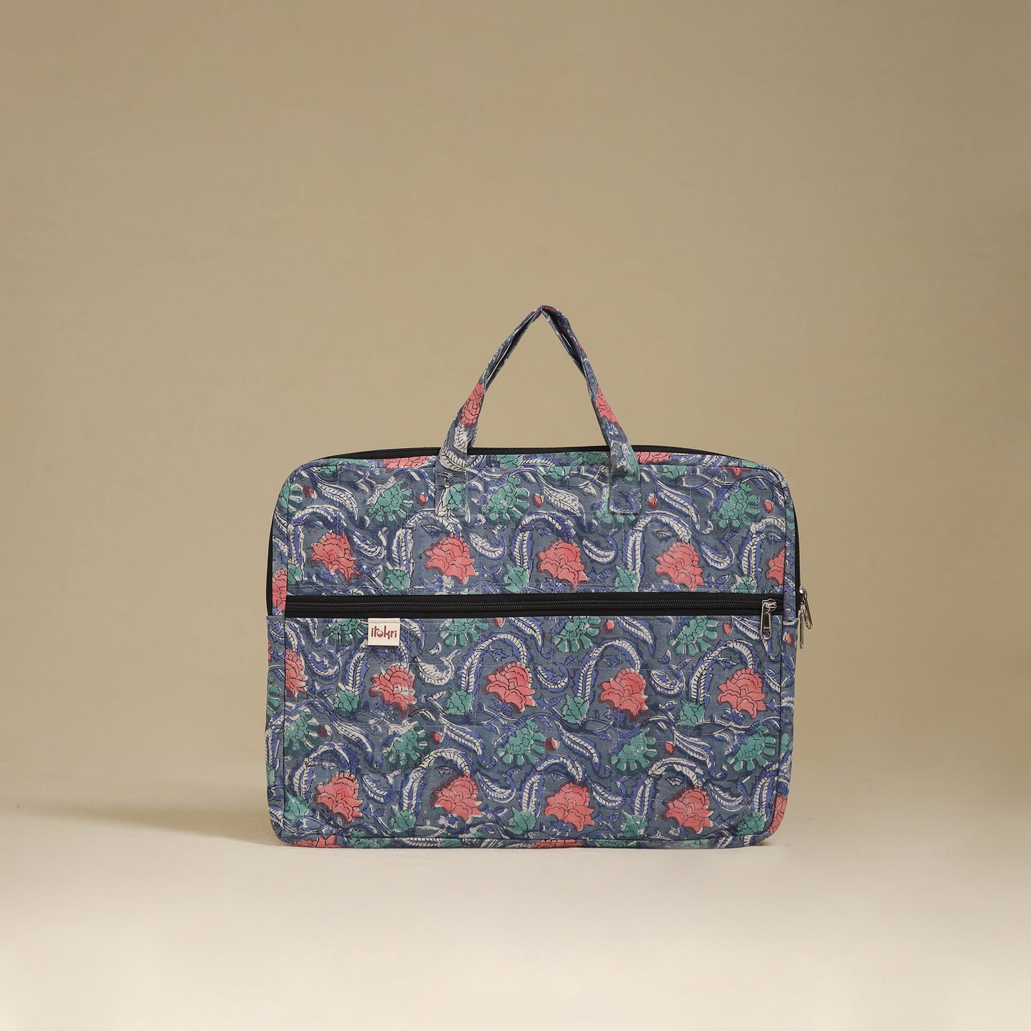 Handcrafted Quilted Laptop Bag 23