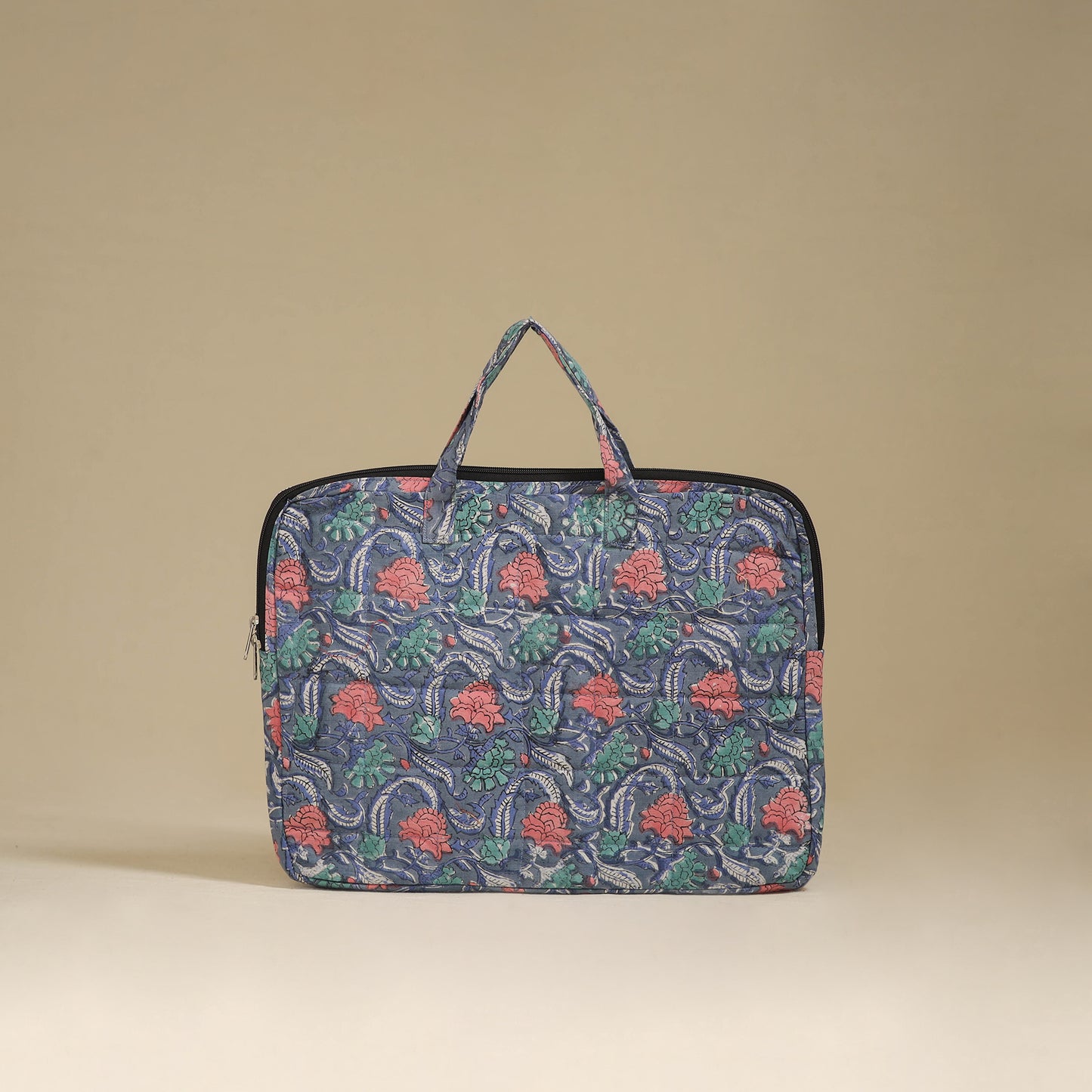 Handcrafted Quilted Laptop Bag 23